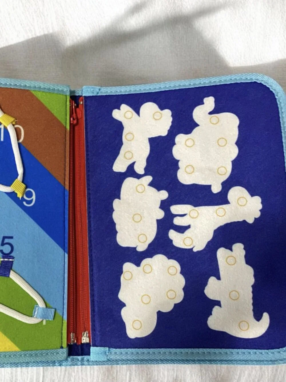 Montessori Style Felt Busy Book for Toddlers